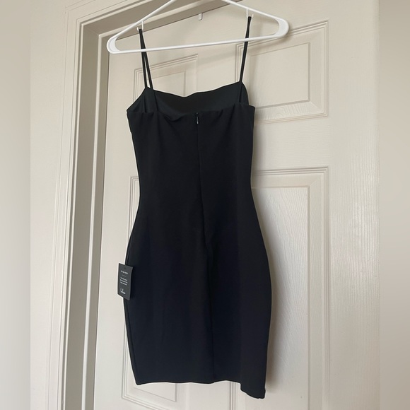 Lulu’s Black Bodycon Dress XS NWT - Picture 4 of 8